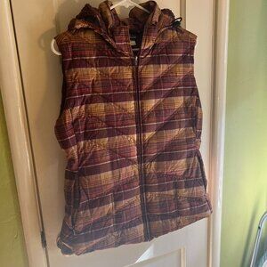 Patagonia Plaid Down Vest - Women's Large